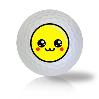 Starry Eyed Emoticon Golf Balls Used Golf Balls - Foundgolfballs.com