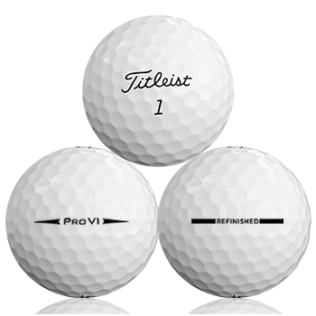 Bulk Titleist Pro V1 2018 Refinished (Straight Line) Used Golf Balls - Foundgolfballs.com