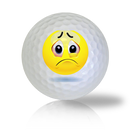 Oh No! Super Sad Emoticon Golf Balls Used Golf Balls - Foundgolfballs.com