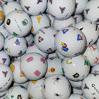 TaylorMade TP5 PIX Collector Mix used golf balls - Foundgolfballs