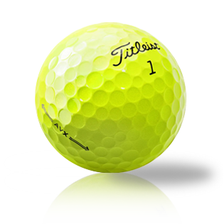 Custom Titleist AVX 2022 Yellow Used Golf Balls - Foundgolfballs.com