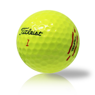 Custom Titleist TruFeel Yellow Used Golf Balls - Foundgolfballs.com