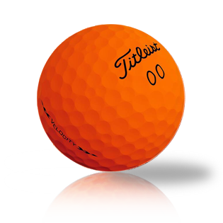Custom Titleist Velocity Orange 2020 Golf Balls - Foundgolfballs.com