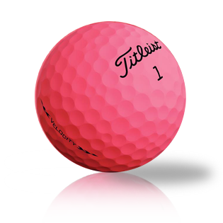 Custom Titleist Velocity Pink 2020 Golf Balls - Foundgolfballs.com