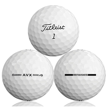 Custom Titleist AVX Refinished (Straight Line) Used Golf Balls - Foundgolfballs.com
