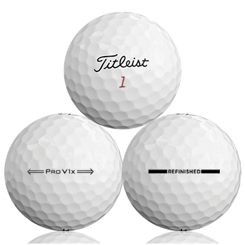 Titleist Pro V1X 2021 Refinished (Straight Line) Used Golf Balls - Foundgolfballs.com