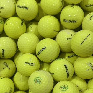 Bulk Titleist Tour Practice Yellow Range Balls Used Golf Balls - Foundgolfballs.com