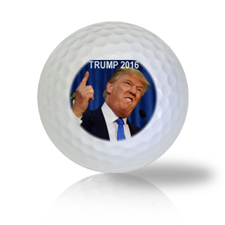 Donald Trump Making A Solid Point Golf Balls Used Golf Balls - Foundgolfballs.com