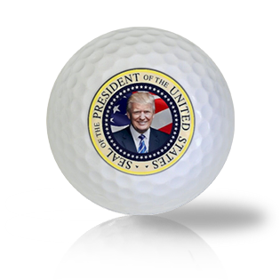 Donald Trump Presidential Seal Golf Balls Used Golf Balls - Foundgolfballs.com