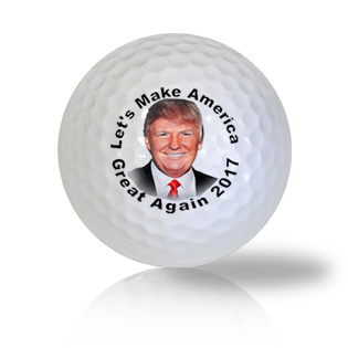 Donald Trump Let's Make America Great Again Golf Balls Used Golf Balls - Foundgolfballs.com