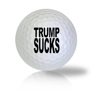 Trump Sucks Golf Balls Used Golf Balls - Foundgolfballs.com