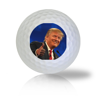 Donald Trump Giving a Thumbs Up Golf Balls Used Golf Balls - Foundgolfballs.com