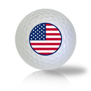 America Circle Flag Golf Balls - Found Golf Balls