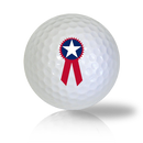 America Flag Ribbon Golf Balls - Found Golf Balls