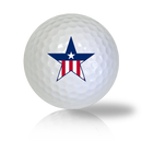 America Flag Star Golf Balls - Found Golf Balls