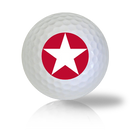America Red Star Golf Balls - Found Golf Balls