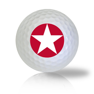 America Red Star Golf Balls - Found Golf Balls