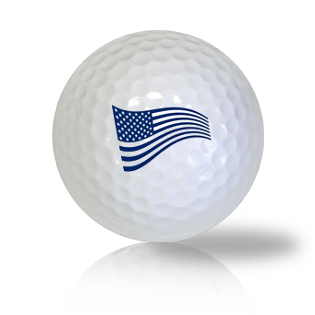 America Blue Flag Golf Balls - Found Golf Balls