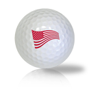 America Red Flag Golf Balls - Found Golf Balls
