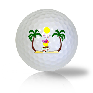 Retired To The Beach Golf Balls Used Golf Balls - Foundgolfballs.com