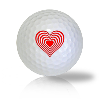 Heart Golf Balls - Found Golf Balls