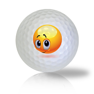 Super Bashful Emoticon Golf Balls Used Golf Balls - Foundgolfballs.com