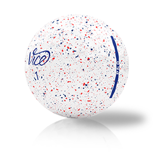Vice Pro Drip Red And Blue Used Golf Balls - Foundgolfballs.com