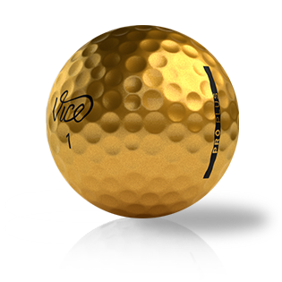 Vice Pro Plus Gold Used Golf Balls - Foundgolfballs.com