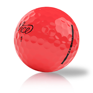 Custom Vice Pro Soft Red Used Golf Balls - Foundgolfballs.com