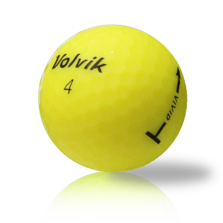 Volvik Vivid Yellow Used Golf Balls - Foundgolfballs.com