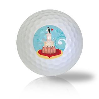 Wedding Cake Golf Balls - Found Golf Balls