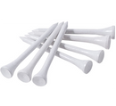 2 3/4 Inch White Golf Tees Used Golf Balls - Foundgolfballs.com