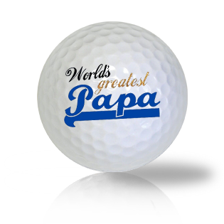 World Greatest Papa Golf Balls Used Golf Balls - Foundgolfballs.com