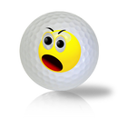 Yelling Emoticon Golf Balls Used Golf Balls - Foundgolfballs.com