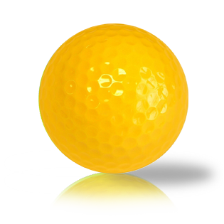 New Yellow Blank Balls Used Golf Balls - Foundgolfballs.com