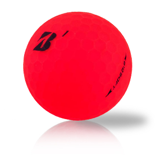 Custom Bridgestone e12 Soft Red Used Golf Balls - Foundgolfballs.com