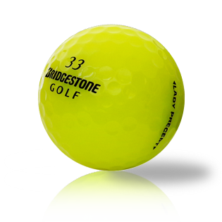 Custom Bridgestone Lady Precept Yellow Used Golf Balls - Foundgolfballs.com