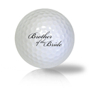 Brother Of The Bride Golf Balls - Found Golf Balls
