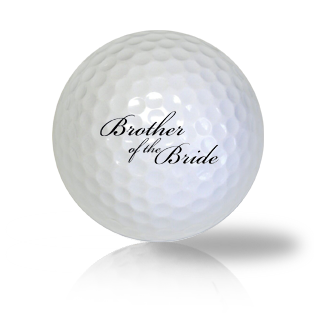 Brother Of The Bride Golf Balls - Found Golf Balls