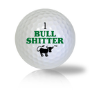 Plain Out Bull Shitter Funny Golf Balls Used Golf Balls - Foundgolfballs.com