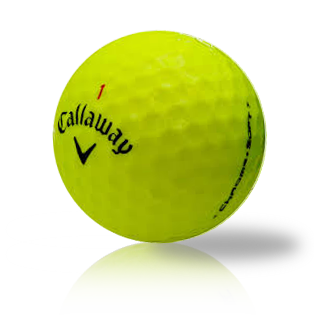 Custom Callaway Chrome Soft Yellow Used Golf Balls - Foundgolfballs.com