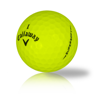 Callaway Supersoft Yellow Used Golf Balls - Foundgolfballs.com