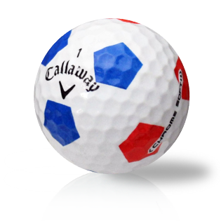 Callaway Chrome Soft X Truvis Red Blue Used Golf Balls - Foundgolfballs.com