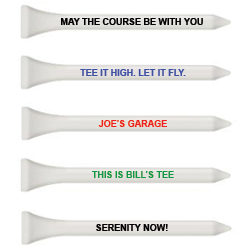 custom golf tees with logo