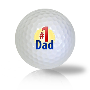 #1 Dad Golf Balls - Found Golf Balls
