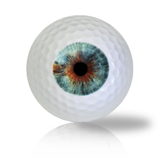 Aqua Blue Eye Ball Golf Balls - Found Golf Balls