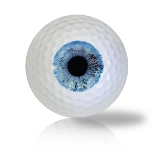 Crystal Blue Eye Ball Golf Balls - Found Golf Balls