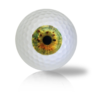 Green Rust Eye Ball Golf Balls - Found Golf Balls