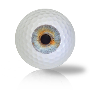 Grey Brown Eye Ball Golf Balls - Found Golf Balls