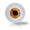 Light Brown Eye Ball Golf Balls Used Golf Balls - Foundgolfballs.com